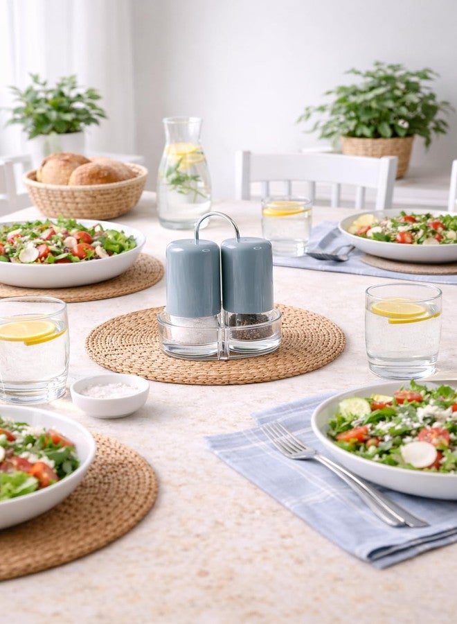 Oblivion Spice Box 2 Pcs - Salt & Pepper Dispenser Set - Acrylic Seasoning Shaker with Sleek Containers Design - BPA-Free & Reusable Easy Grip Seasoning Jars for Kitchen & Dining Tables & Restaurants - Image 4